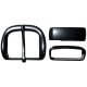 BUCKLE BELT SET 1 1/4 32mm MATTE BLACK
